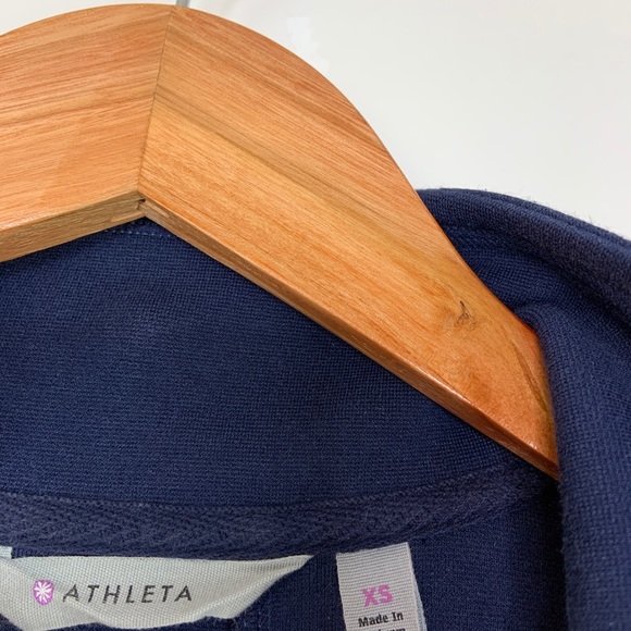 Athleta Cassidy Zip Ponte Dress Size XS Navy - Picture 3 of 7